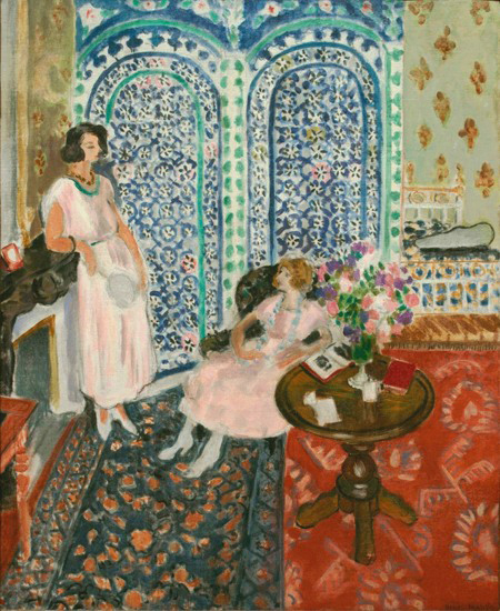 马蒂斯屏风野兽派临摹复制品油画