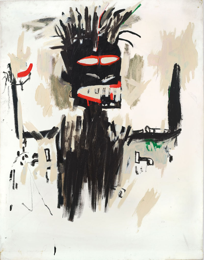 巴斯奎特自画像basquiat巴斯奇亚布面丙烯现代抽象手绘临摹复制品