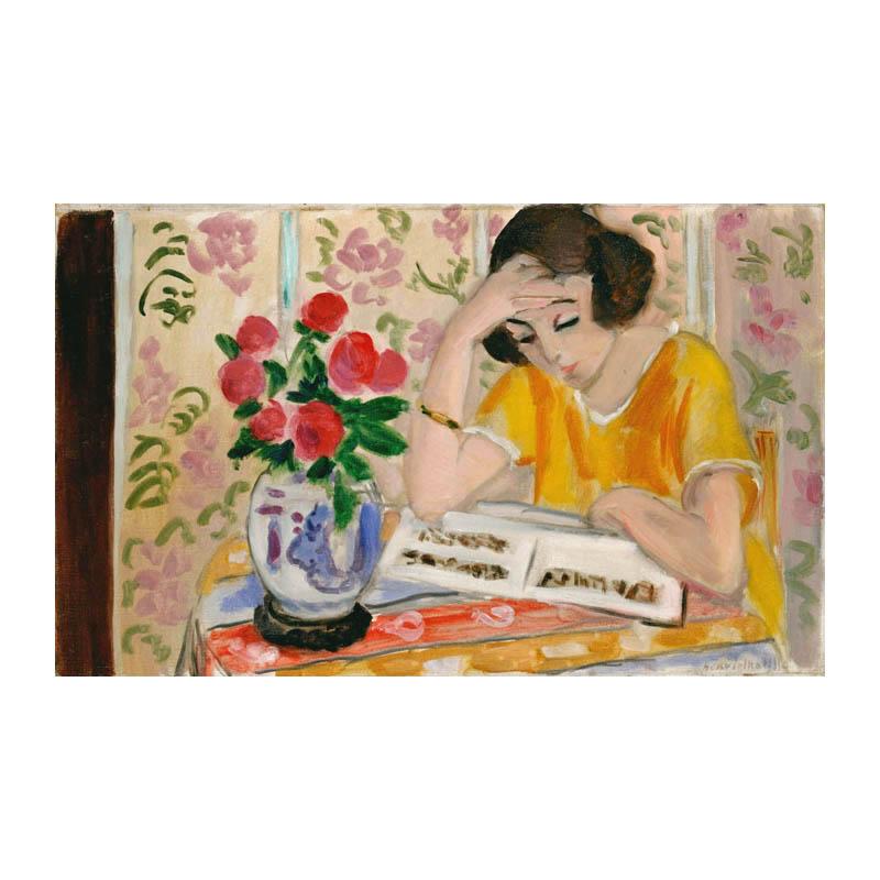 Henri Matisse中国花瓶手绘临摹马蒂斯油画中式书房POLA美术馆