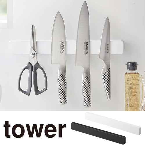 厨房磁力刀架YAMAZAKI珐琅板