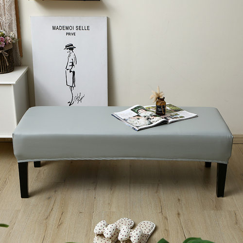 PU皮革长方形凳套防水防油免洗通用换鞋凳套钢琴凳套防尘套包邮