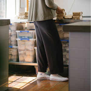 女款美利奴羊毛阔腿裤保暖速干长裤美丽诺户外休闲裤子显瘦宽松春