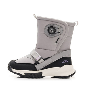 冬季儿童雪地靴加绒加厚儿童棉鞋东北旅游保暖鞋防水防滑中童棉靴