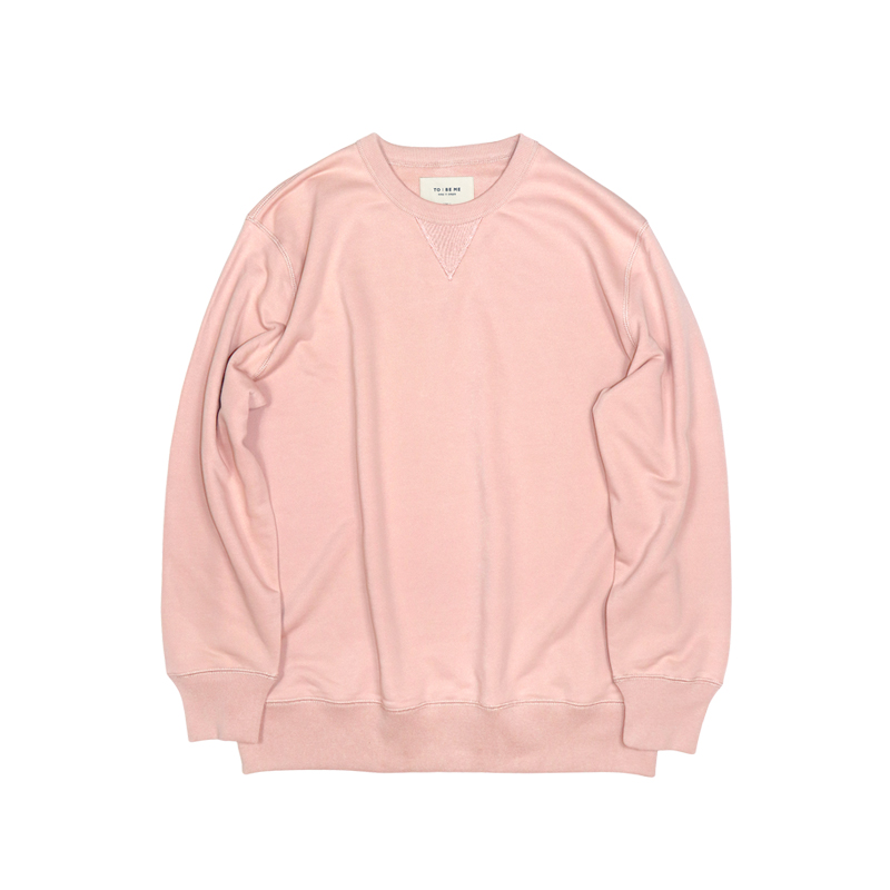 休闲雾霾蓝套头春秋季纯色卫衣