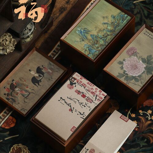 竹盒茶叶包装盒岩茶肉桂长泡茶摆泡岩茶6泡12泡18泡半伴手手盒