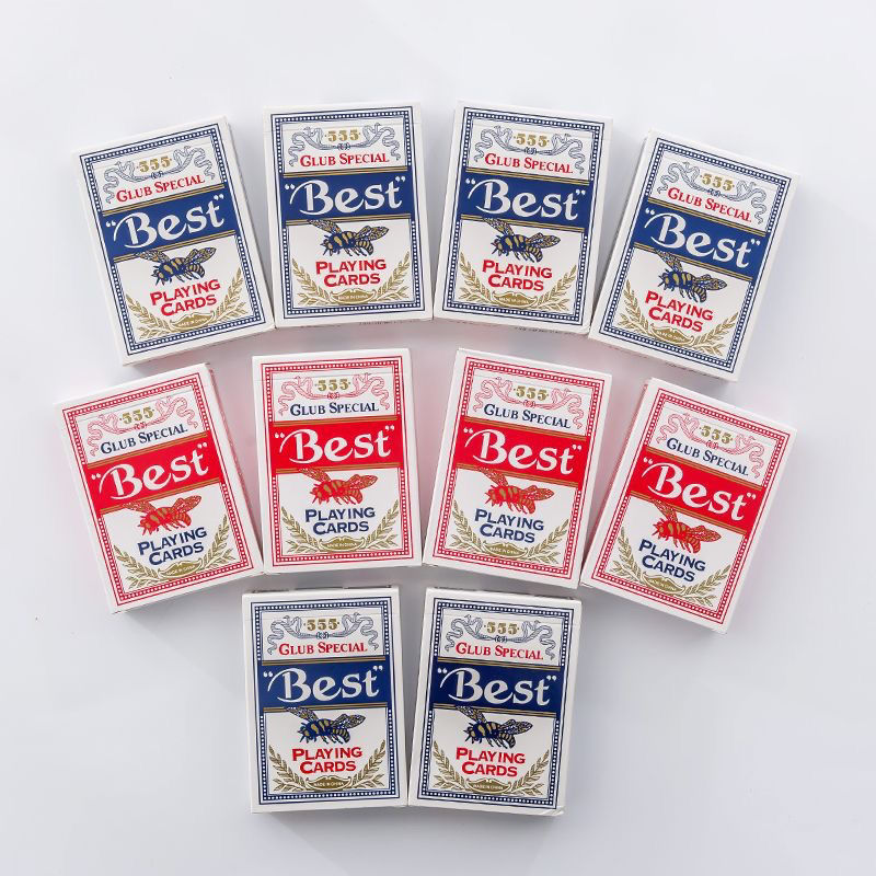 蜜蜂扑克555Best德州扑克Best PlayingCards娱乐梭哈三公金花高档