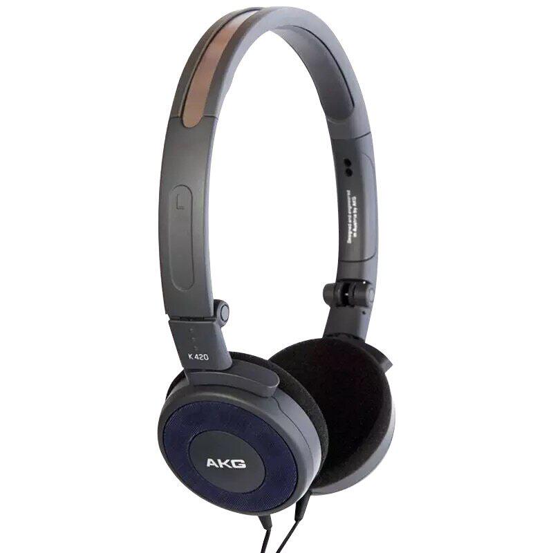高颜值AKG/爱科技 K420经典耳机折叠便携重低音头戴有线音乐耳机