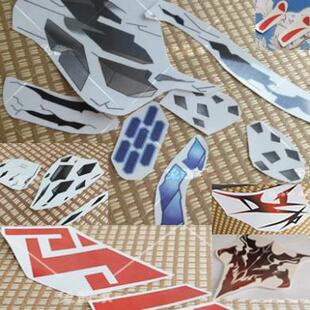 明日方舟源石感染年cos纹身贴拉普兰德铃兰炎客蓝毒泥岩阿米娅