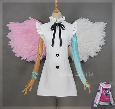 不退换海贼王乌塔cos服装翅膀