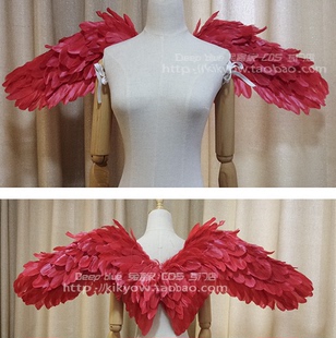 ZONE-00 鸦天狗 夜叉 红绪 吉祥 翅膀道具/cosplay纹身贴纸也有售