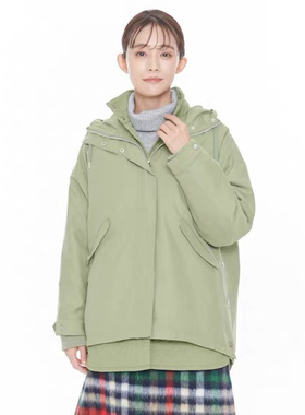 日单贵牌Arnold palmer小雨伞军事风格三合一风衣薄棉服两件套装