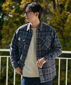 日单贵牌Arnold palmer秋冬季 全棉面料夹棉保暖衬衣外套宽松休闲