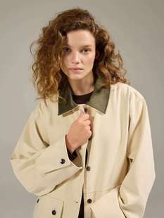 欧单re家女士重工复古巴恩风全棉牛仔外套宽松休闲时尚上衣春秋冬