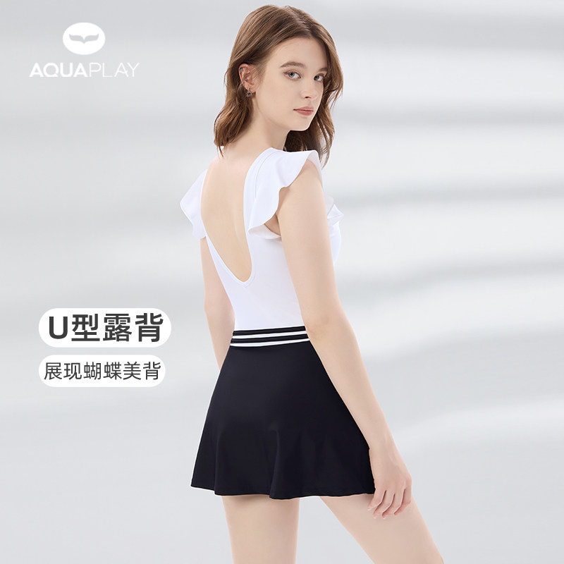 AquaPlay泳衣女款连体显瘦遮肚