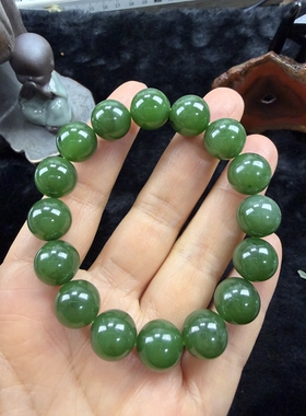 原创设计天然和田玉碧玉阳绿卡12编号2331多样性发货