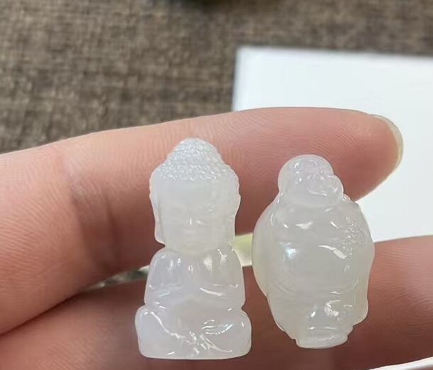 老坑料白玉宝宝佛送孩子作为守护神寄托父母希望孩子健康幸福2731