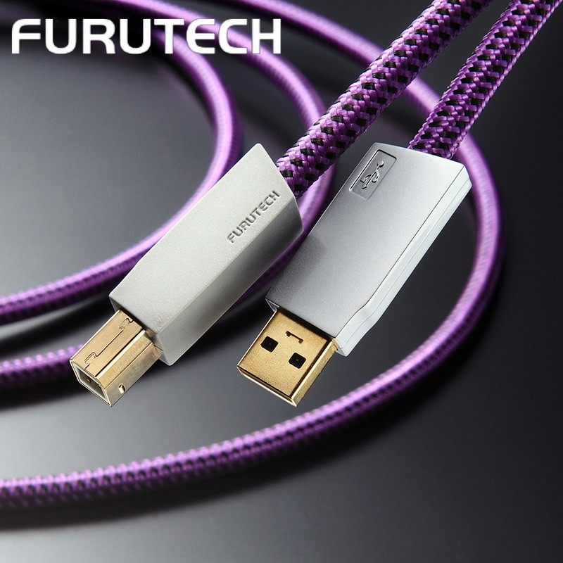 古河FURUTECH GT2 Pro 旗舰单晶铜镀银 发烧音响USB线A-B口数码线