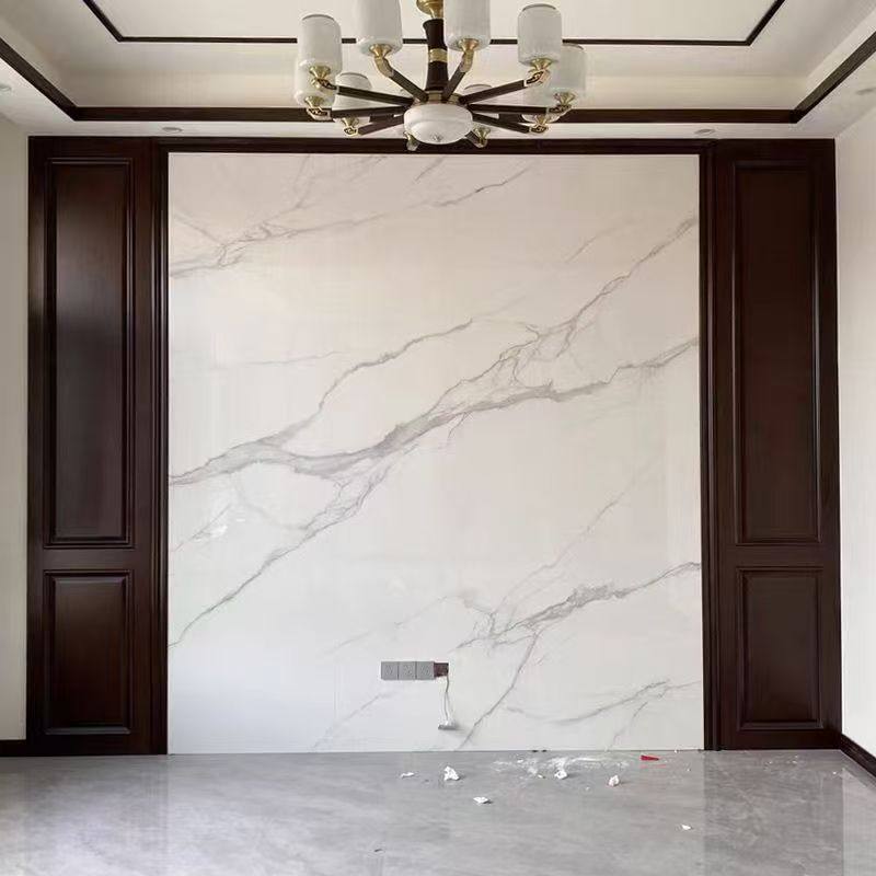 新中式电视背景墙多层实木烤漆