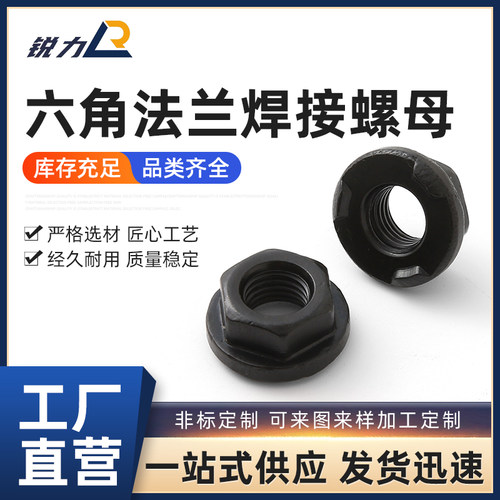 锐力螺母10级发黑法兰