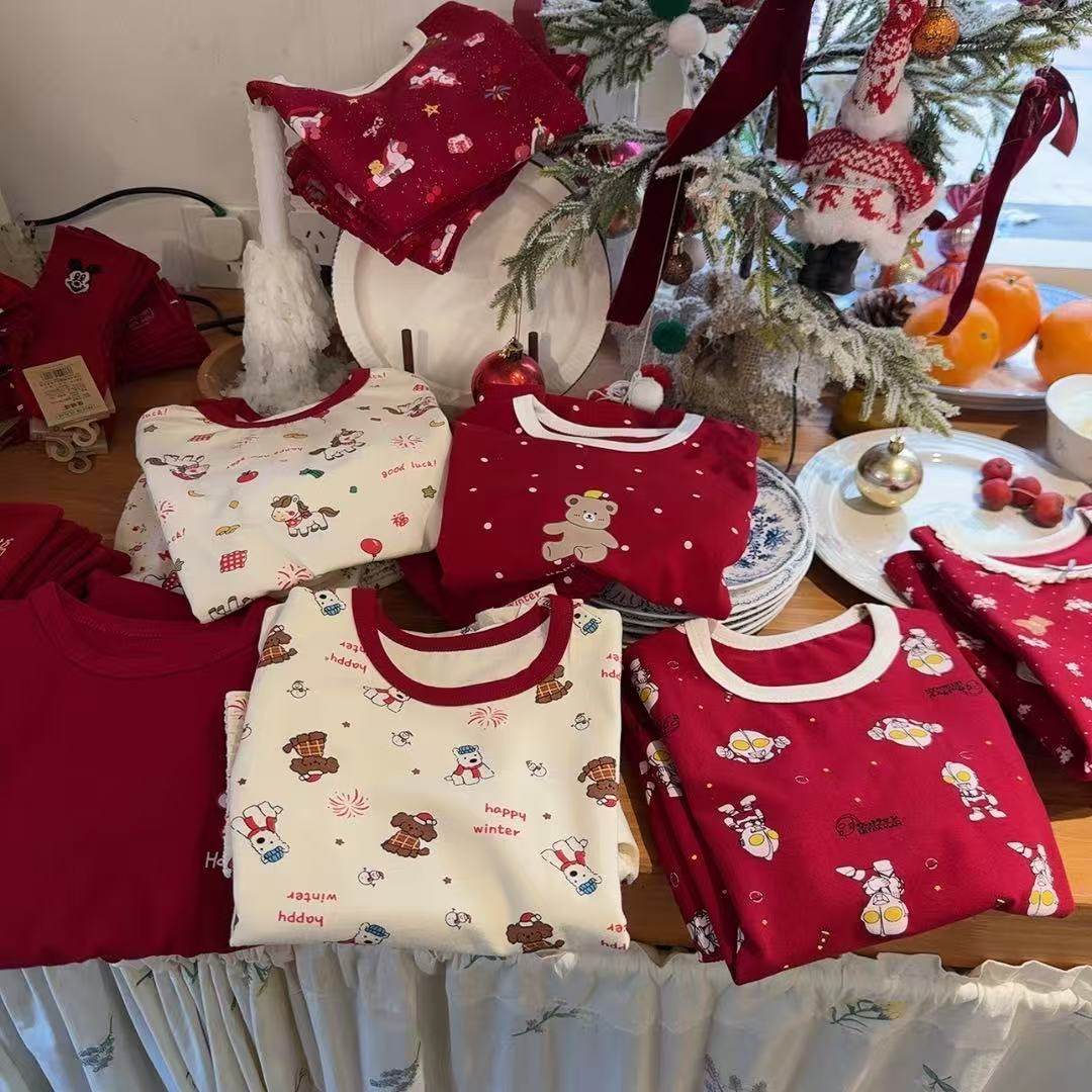 萌娃新疆棉亲子家居服保暖套装男女童宝宝纯棉睡衣卡通内衣,童装/婴儿装/亲子装,内衣套装,淘宝优惠券,粉丝福利购,淘宝优惠卷