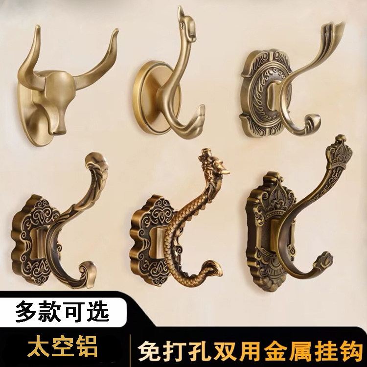 墙壁入户门衣服免打孔玄关欧式