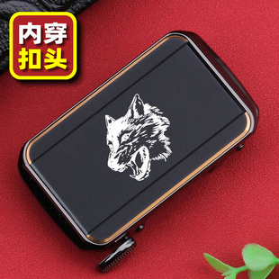 内穿皮带扣男自动扣2026新款时尚个性3.5中青年定制腰带扣头休闲