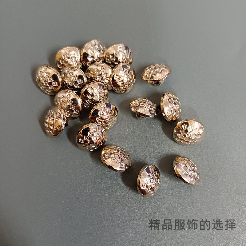 连衣裙后领纽扣高档男女衬衫圆形小钮扣百搭纽扣金色小衬衣扣子