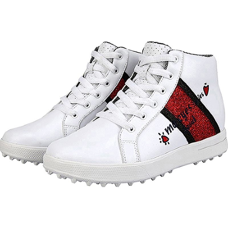 PGM高尔夫球鞋秋季新款时尚百搭女士内增高女鞋韩版潮流防水鞋子