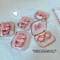 Прозрачная коробка, герметические невидимые милые очки с бантиком, изысканный стиль