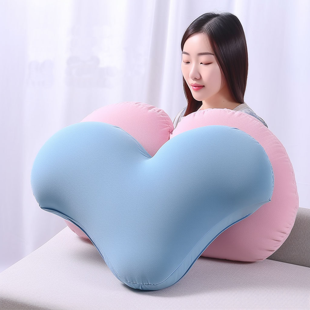 减压夹腿枕胖人孕妇术后舒适侧睡慢回弹记忆棉支撑膝盖搭脚心苹果,床上用品,枕头/枕芯,淘宝优惠券,粉丝福利购,淘宝优惠卷