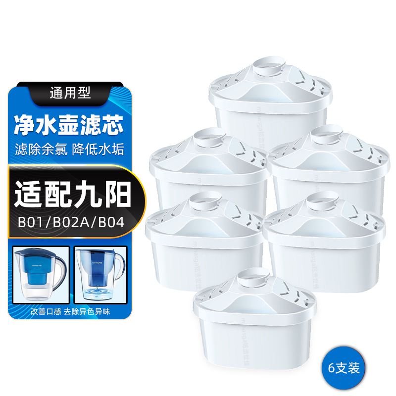 适配九阳净水壶B02A滤芯B04通用图片