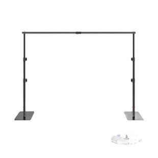 【水袋底盘增重稳固】全伸缩摄影背景架拍照背景布支架背景挂布伸