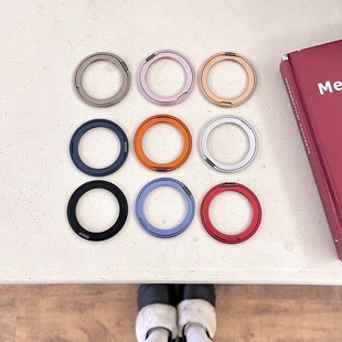 粘贴式 360旋转轻薄指环扣固定手机支架感全金属合金背贴桌面