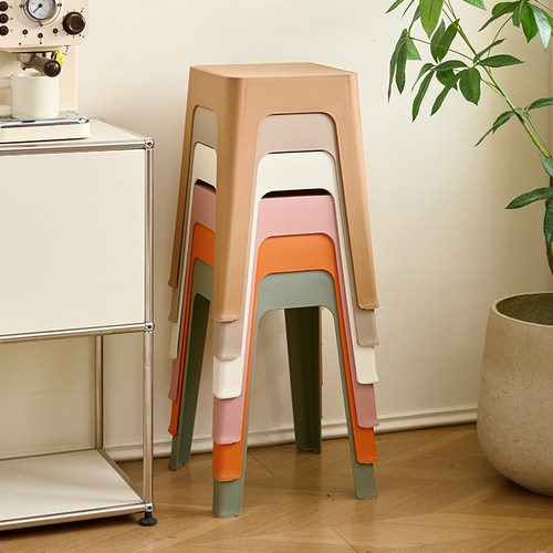 加厚塑料凳子可叠放备用