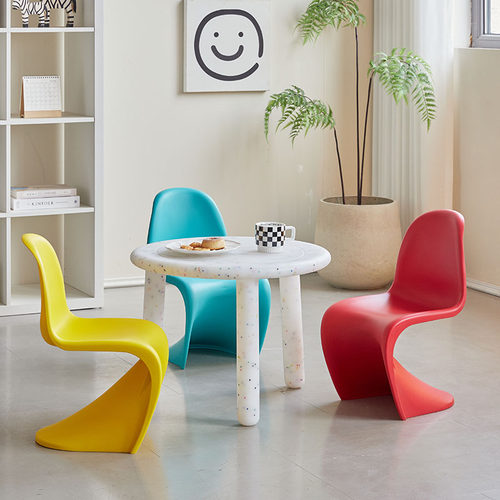 塑料小凳子矮凳家用北欧换鞋凳儿童靠背椅浴室幼儿园可叠放茶几凳