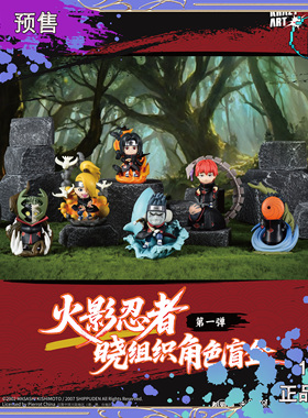 【几木】Krazy Art X 都爱漫 火影晓组织系列盲盒 第一弹 第二弹