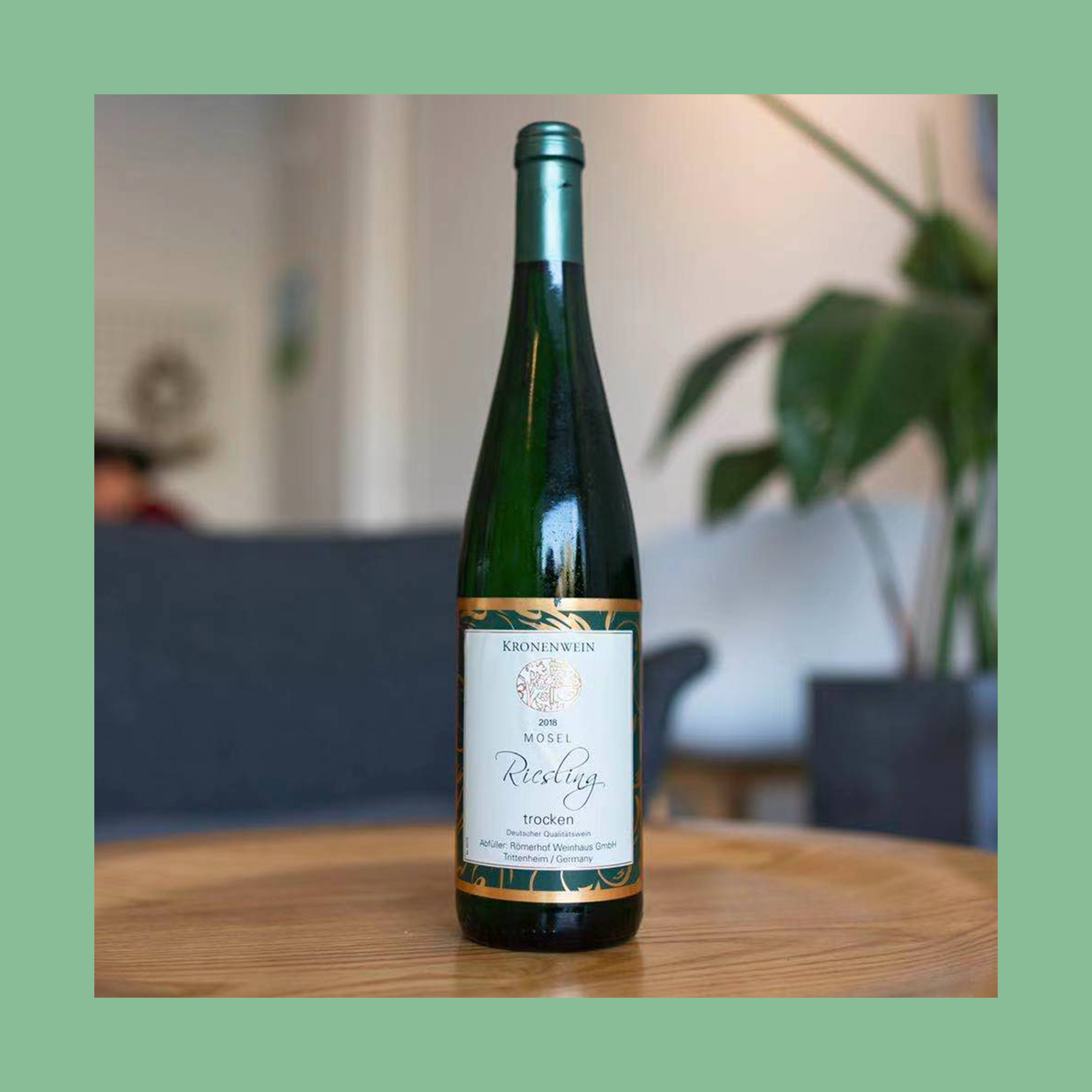 德国mosel摩泽尔riesling罗马人酒庄雷司令干型白葡萄酒750ml