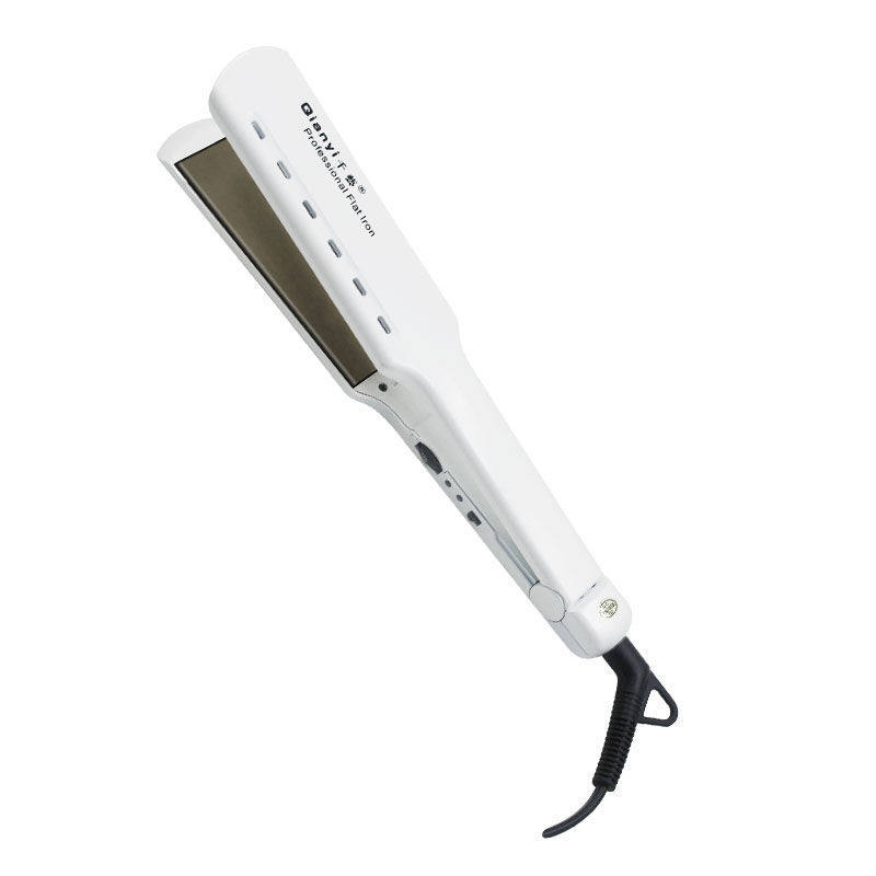 千艺1042Dk&k五档调温钛合金面板拉直直发器电夹板宽直板夹不伤发