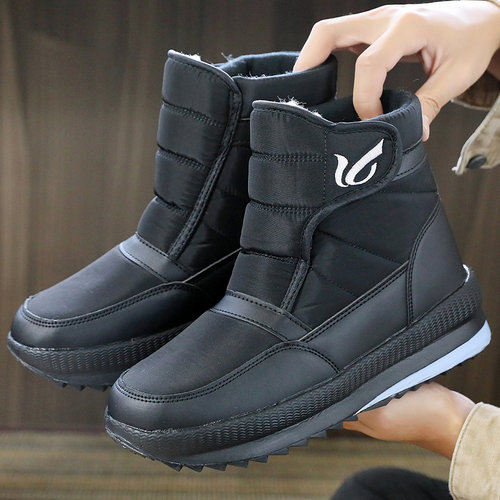 加绒加厚棉鞋冬季保暖休闲雪地靴