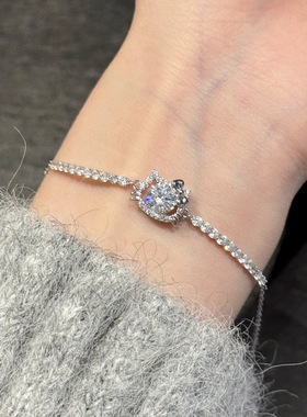 韩版可爱KT猫手链精致百搭时尚可爱甜美手饰生日礼物送闺蜜手链