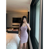 优雅气质包臀中裙修身 THE 法式 贵贵娇软 蕾丝连衣裙 SWAN司凰轻奢