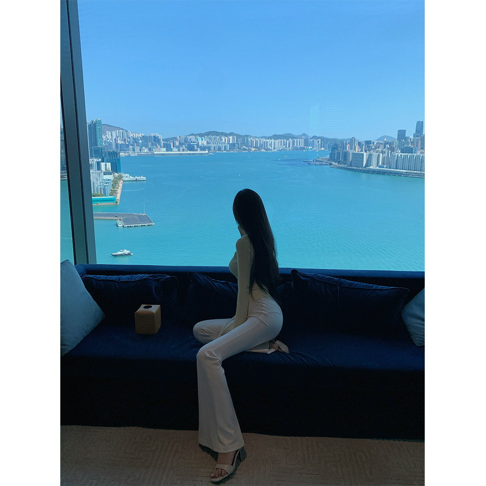 THE SWAN司凰轻奢 bi囤神裤 巨显瘦春夏高腰百搭弹力休闲针织裤子