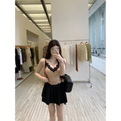 法蕾针织亲肤舒适两件套上衣 娇俏少女 蓬蓬裙 SWAN司凰轻奢 THE