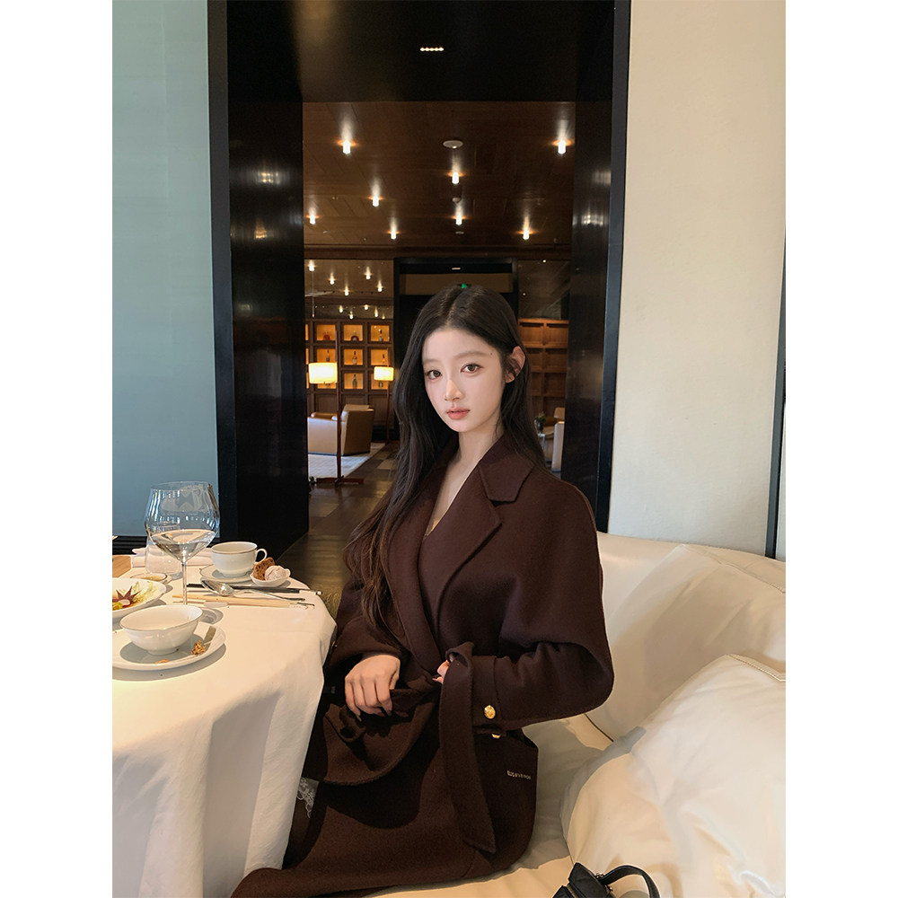 THE SWAN司凰轻奢 典藏中古 很是高级 100全羊毛大衣毛呢冬外套女,女装/女士精品,毛呢外套,淘宝优惠券,粉丝福利购,淘宝优惠卷