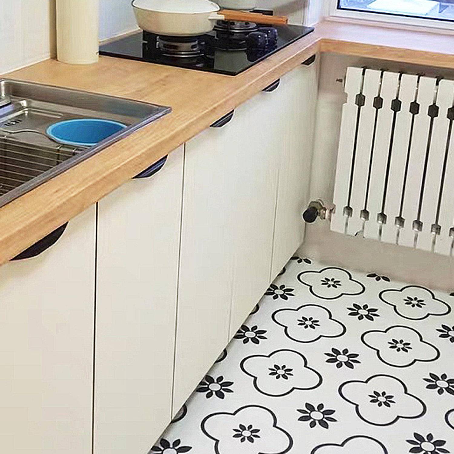 防水橱柜自粘翻新贴纸哑光柜子