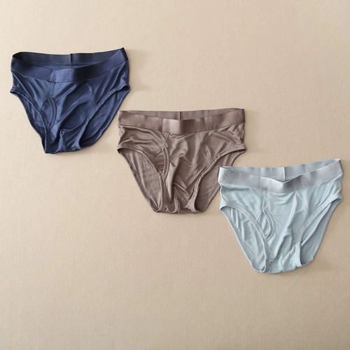 Качественные модные шелковые двусторонние трикотажные трусы