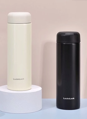 乐扣乐扣保温杯304不锈钢茶杯商务礼品杯子男女340ml水杯LHC4291