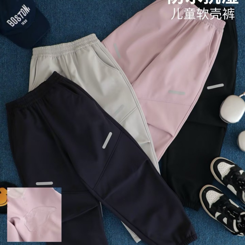 儿童三防耐磨软壳冲锋裤