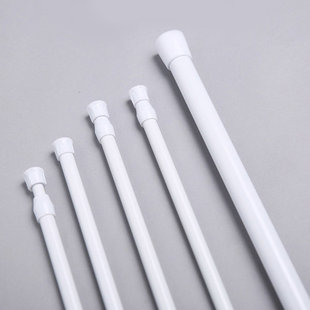 织笙花伸缩杆浴帘杆撑杆免打孔晾衣杆多功能门帘升收缩挂杆申缩管