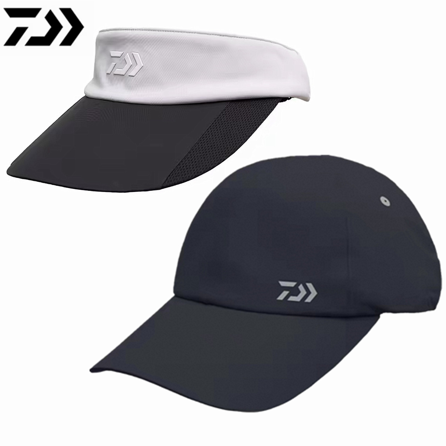 DAIWA达亿瓦26新款防晒透气DC-9526CS 男路亚帽 空顶无顶钓鱼帽子